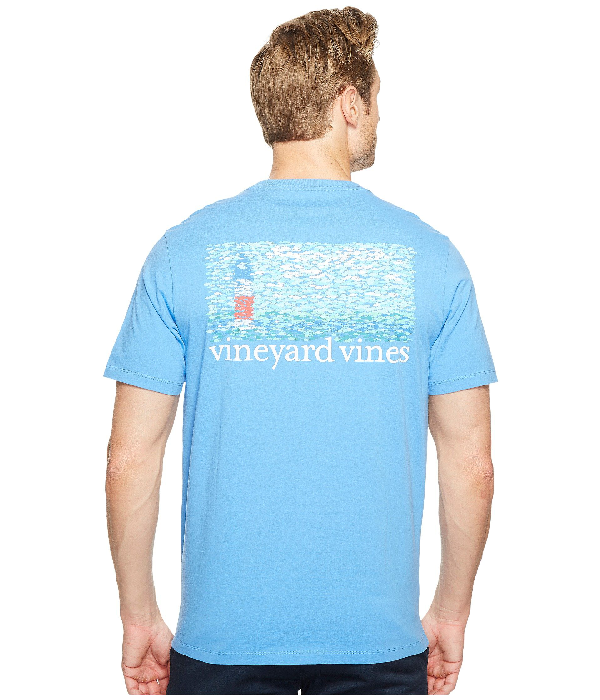 Vineyard Vines Fish Lighthouse Pocket T-Shirt 